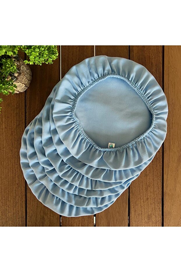 Placemat, 6-Piece Baby Blue Placemat Cover