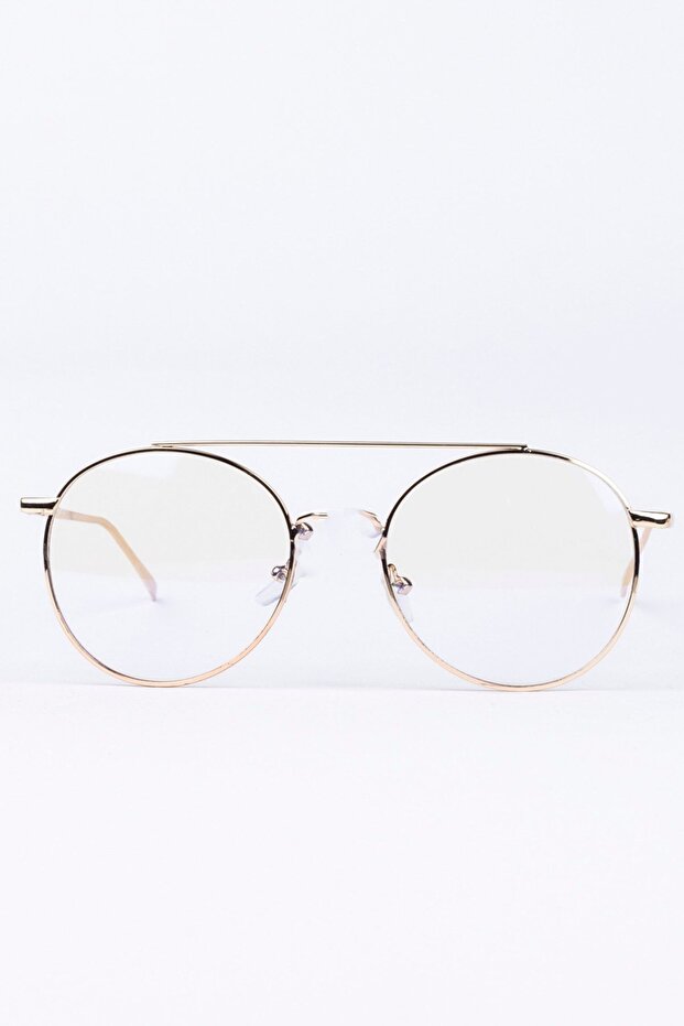 New Product Unisex Gold Metal Blue Light Protection Computer Screen Glasses