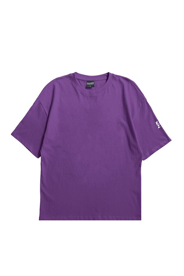 Eazy Mor Unisex Oversize Baskılı Kısa Kollu Basic T-shirt - 1