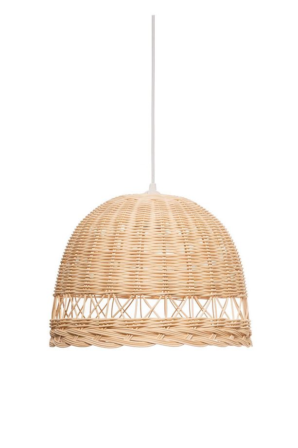 Rattan Bambu Hasır Kafes Avize - 2