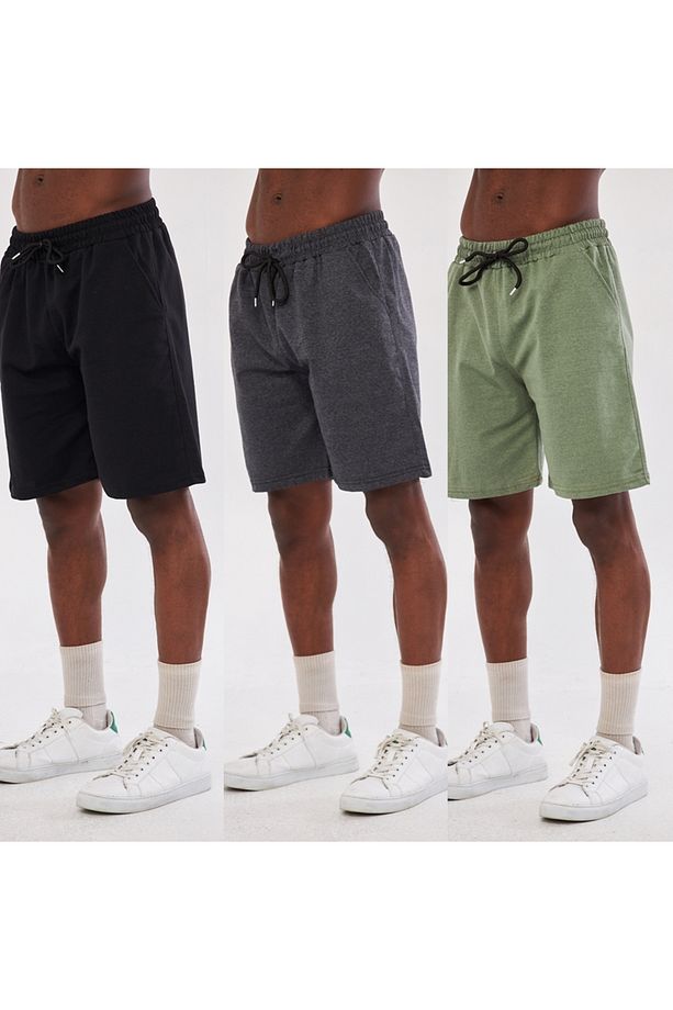 Unisex 3 Lü Şort - 1