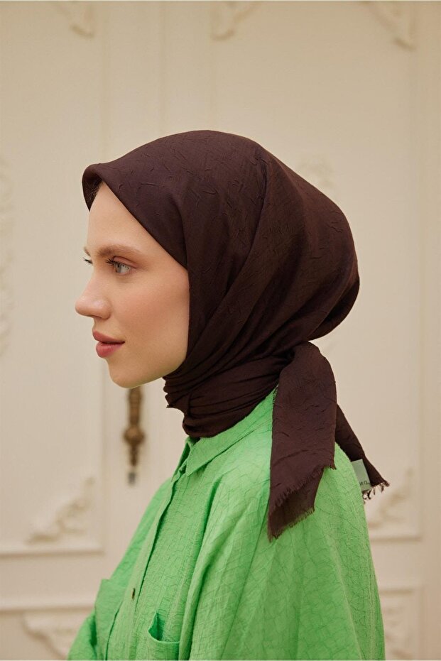 Bambu Eşarp Acı Kahve - 4