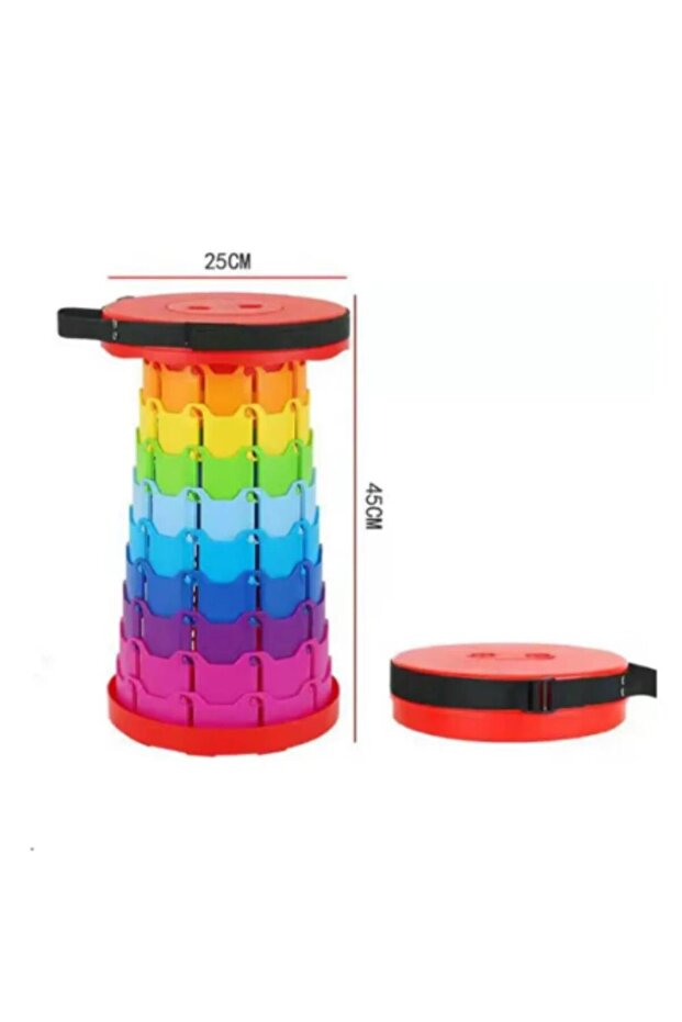 Teleskopik Renkli Tabure - 2