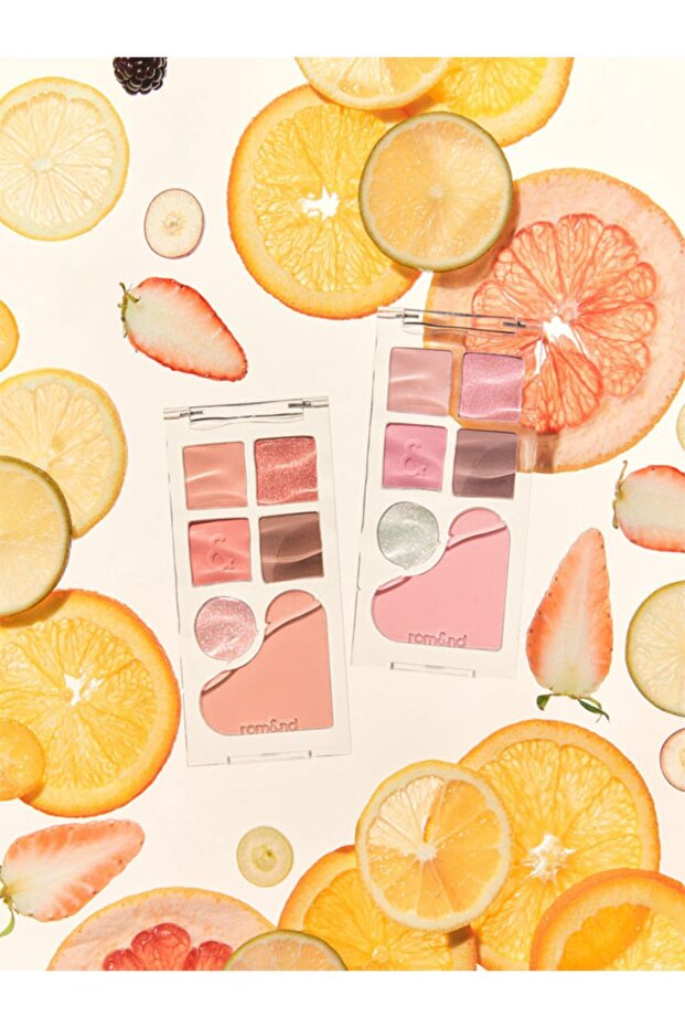 rom&nd BARE LAYER PALETTE 01 APRICOT MOOD - 3