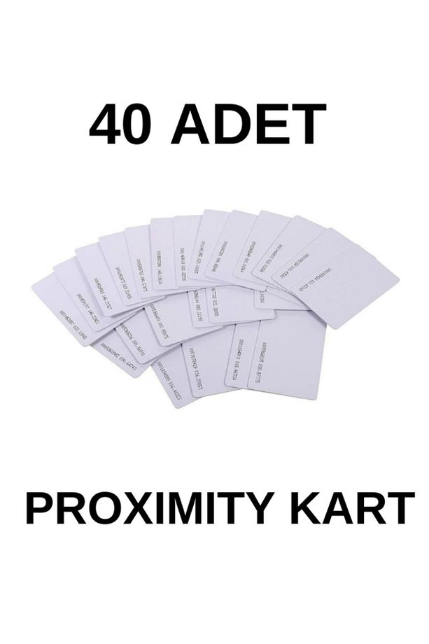 Rfıd Şifreli Kapı Kilidi Proxımıty Kart 40l /40 Adet - 4