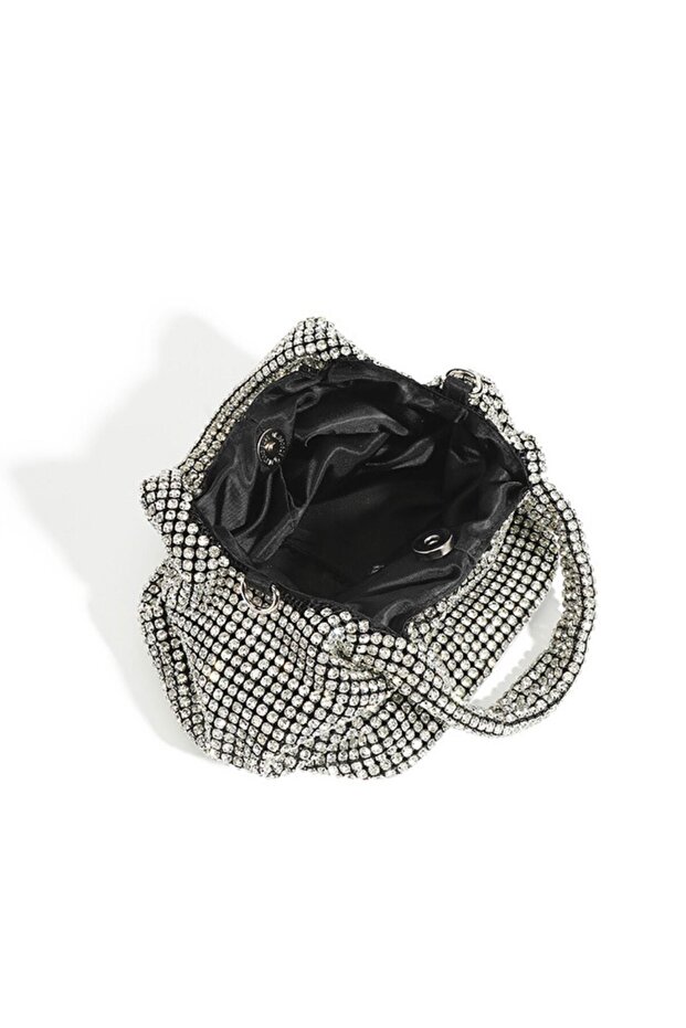 Parlak Taşlı Lüks Çanta - 6