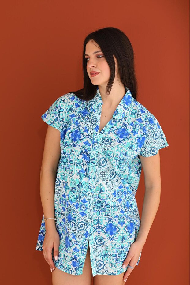 قميص منقوش - 1