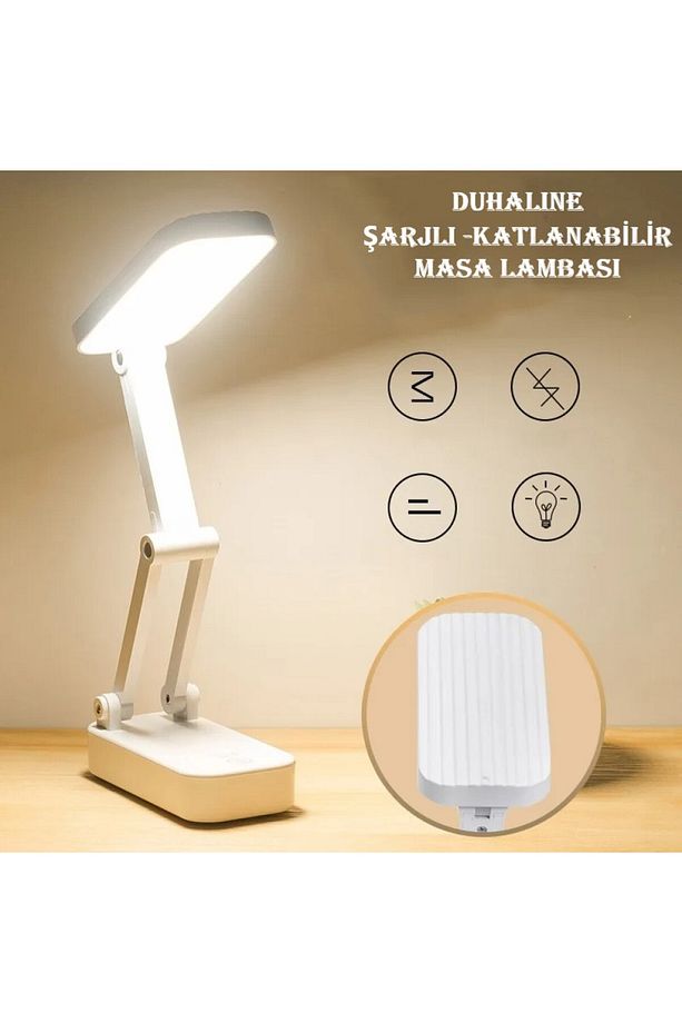 Masa Lambası Katlanabilir Taşınabilir 24 LED'li - 3 Farklı Aydınlatma Moduyla Pratik ve Şık - 3