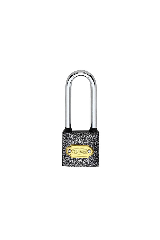 قفل طويل من الصب باللون الرمادي مقاس 38 مم - YM 1038L