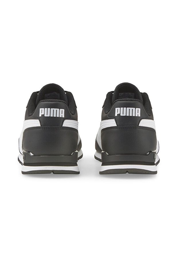 St Runner V3 L Puma Black-puma White Erkek Günlük Ayakkabı 38485506 - 5