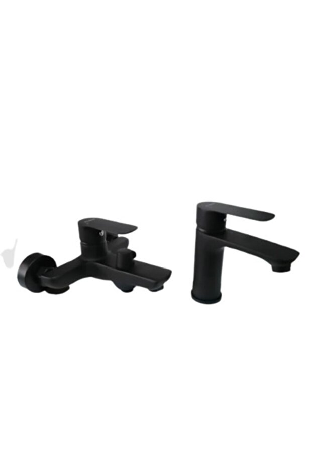 Fleko Siyah Mix Lavabo& Banyo Batarya 2li Set - 1