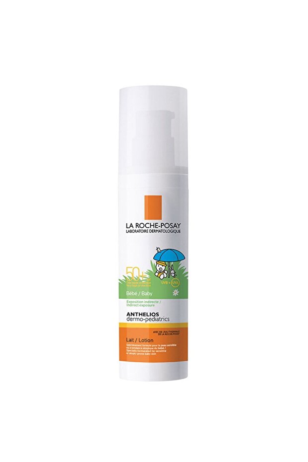 أنثيليوس لوشن واقي من الشمس للوجه والجسم للأطفال من 3 إلى 36 شهرًا مع حماية SPF 50، 50 مل