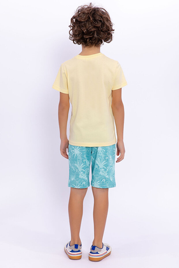 بدلة برمودا صفراء للأولاد من روليبولي - 5