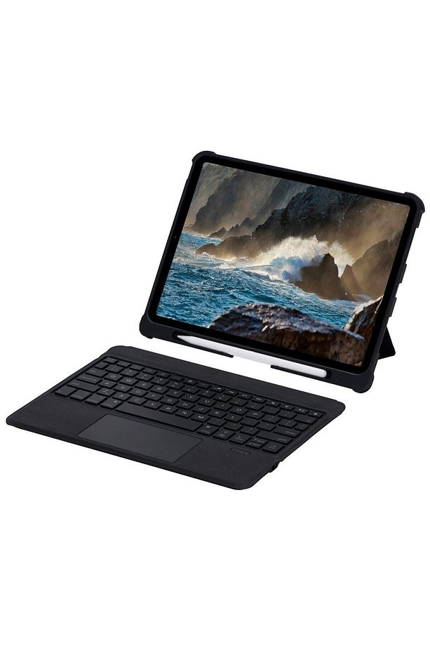 Ipad Pro 12.9" 2021.2022 5. 6 Nesil Uyumlu M1,m2 Klavye Mag Touchpad Klavyeli Standlı Kılıf - 4