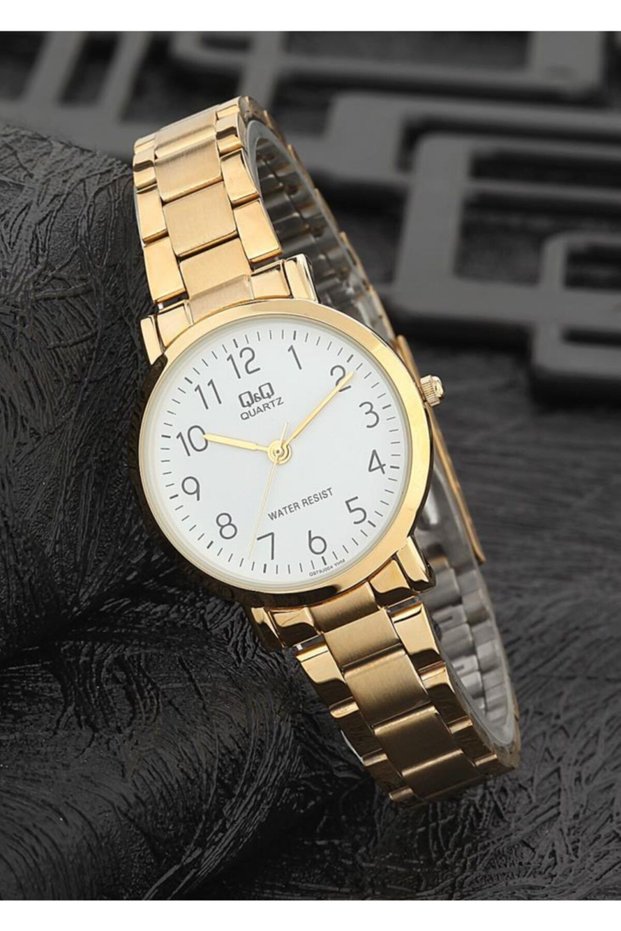 Q979j004y Women's Wristwatch with Metal Strap and Case Numbers