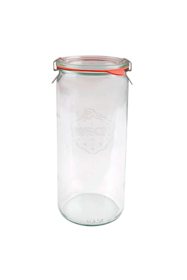 1040 Ml Cylinder Glass Storage Jar 4 Pieces