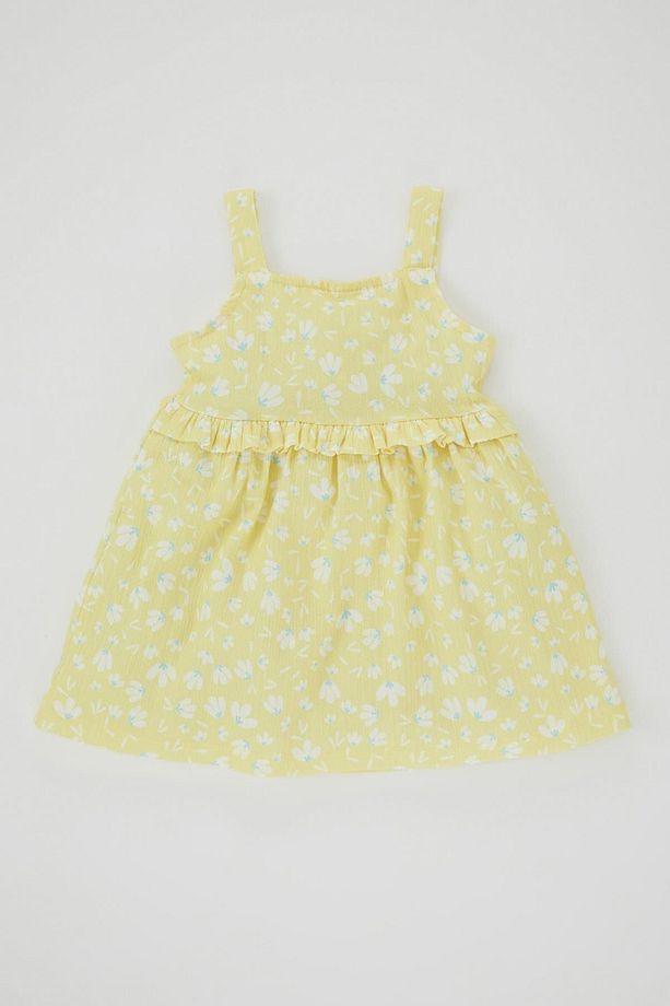 Kız Bebek Çiçekli Askılı Elbise A8145a523sm - 8