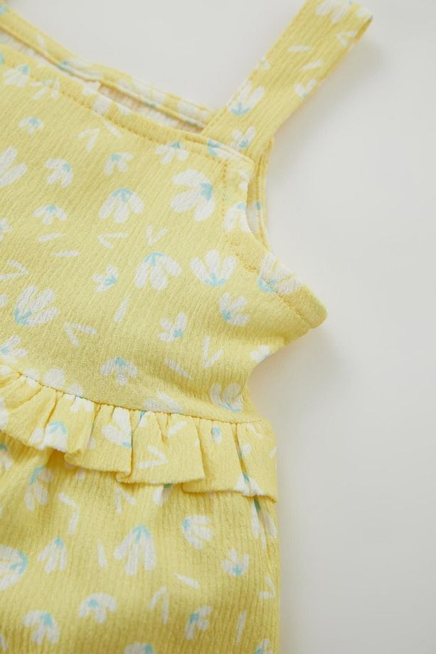 Kız Bebek Çiçekli Askılı Elbise A8145a523sm - 6