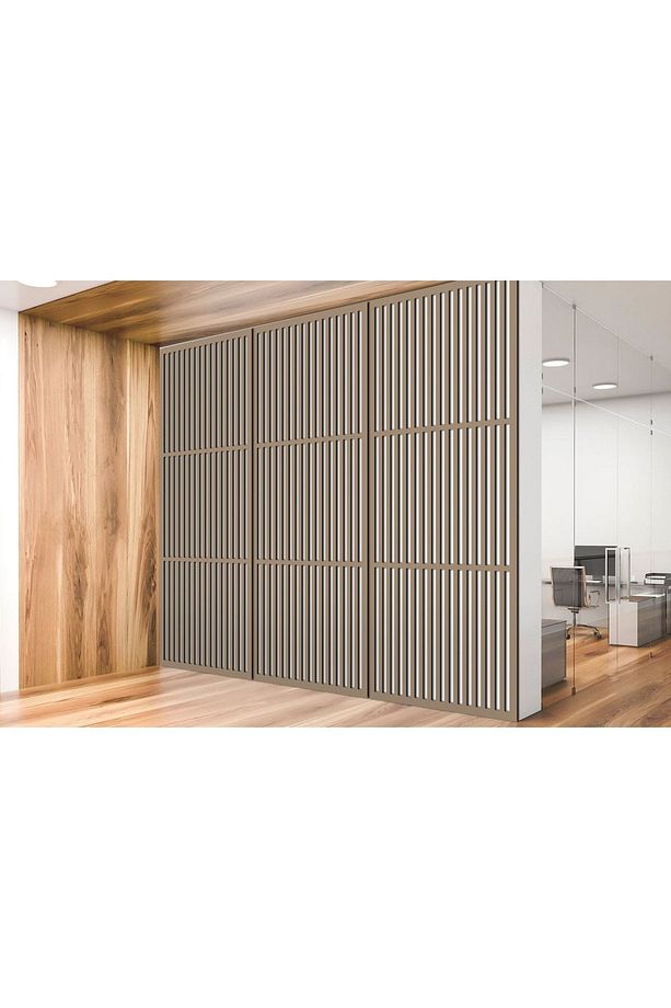 Liar Ahşap Seperatör (Paravan) - KSP-213 - (10 mm) - (69 cm x 139 cm) - (Ham) - 4