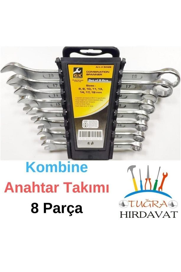 Kombine Düz Yıldız Anahtar Takımı 8x19 Mm 8 Li - 1