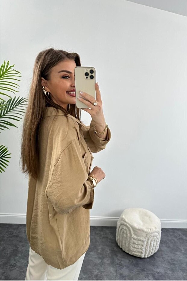 Lüx Kalite Basic Salaş Gömlek - 4