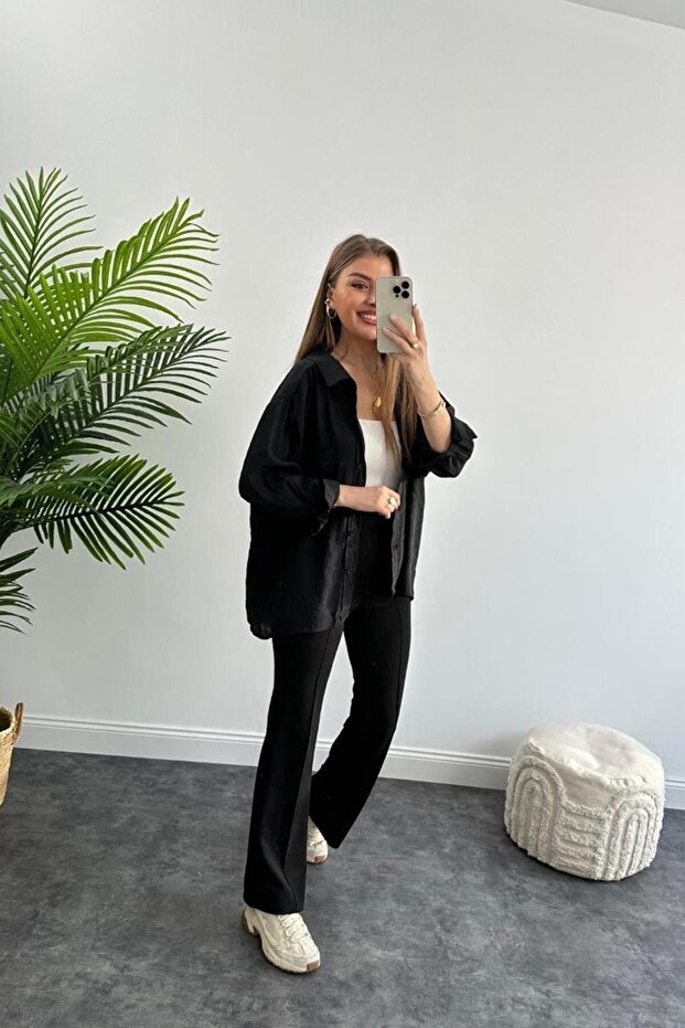 Lüx Kalite Basic Salaş Gömlek - 5