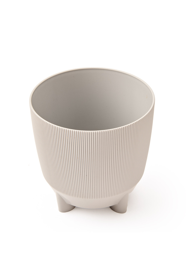 Luna Saksı - Gri - 3 lt - 3