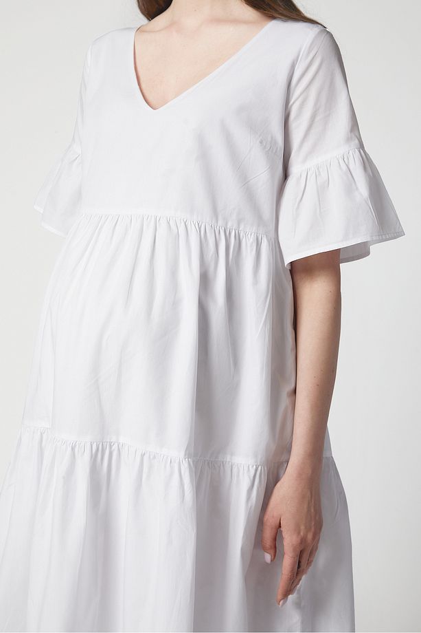 Freya Poplin Hamile Elbise - 8