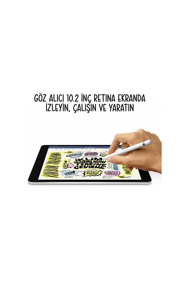 Yenilenmiş iPad (9. Nesil) 64 GB Gümüş MK2L3TU/A - A Kalite - 4