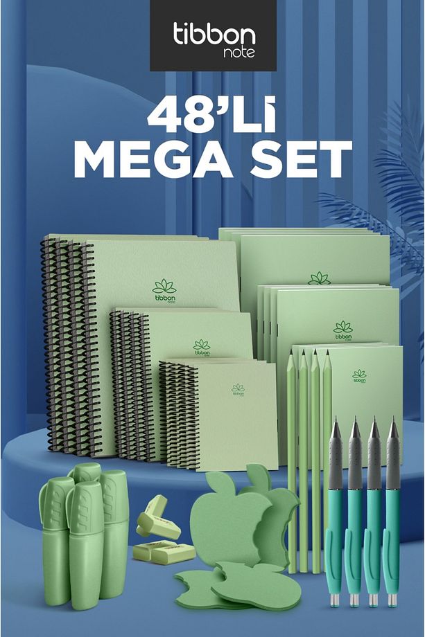 Mega Set 48'li Yeşil - 1