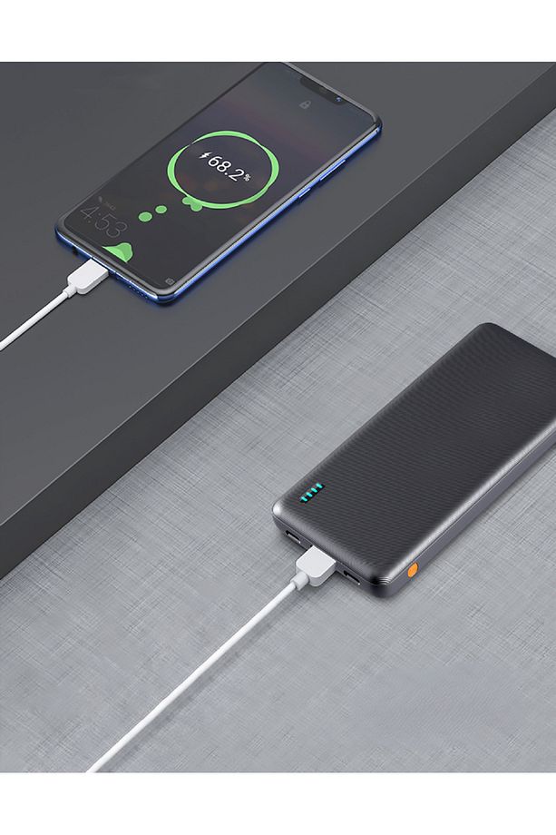 20.000 mAh PD 20W Hızlı Şarjlı LCD Göstergeli 1x USB 1x Type-C Çıkışlı Powerbank - 4