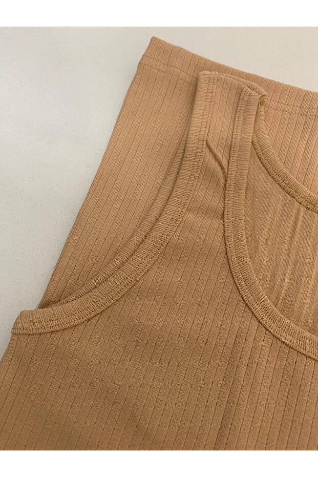 قميص داخلي مضلع بحزام سميك - 3