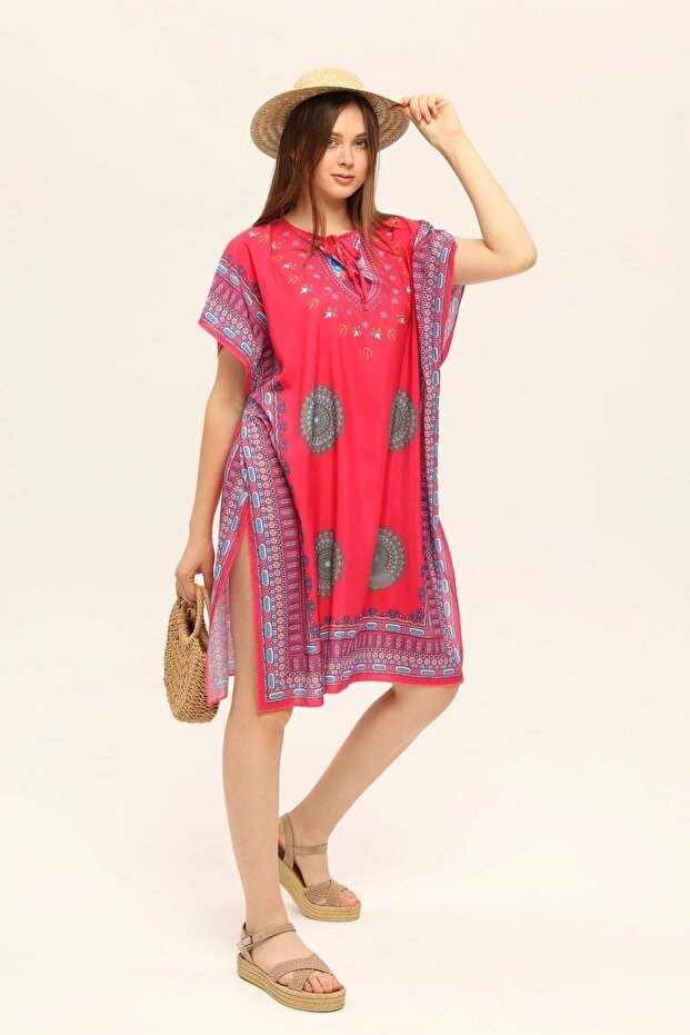 Kadın Plaj Pareo Elbise - 4