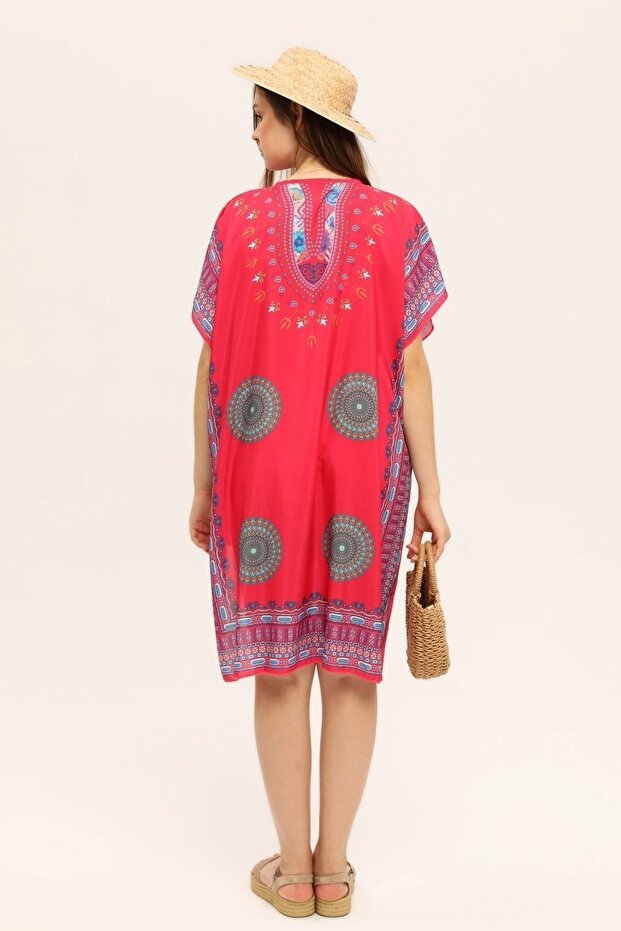 Kadın Plaj Pareo Elbise - 5