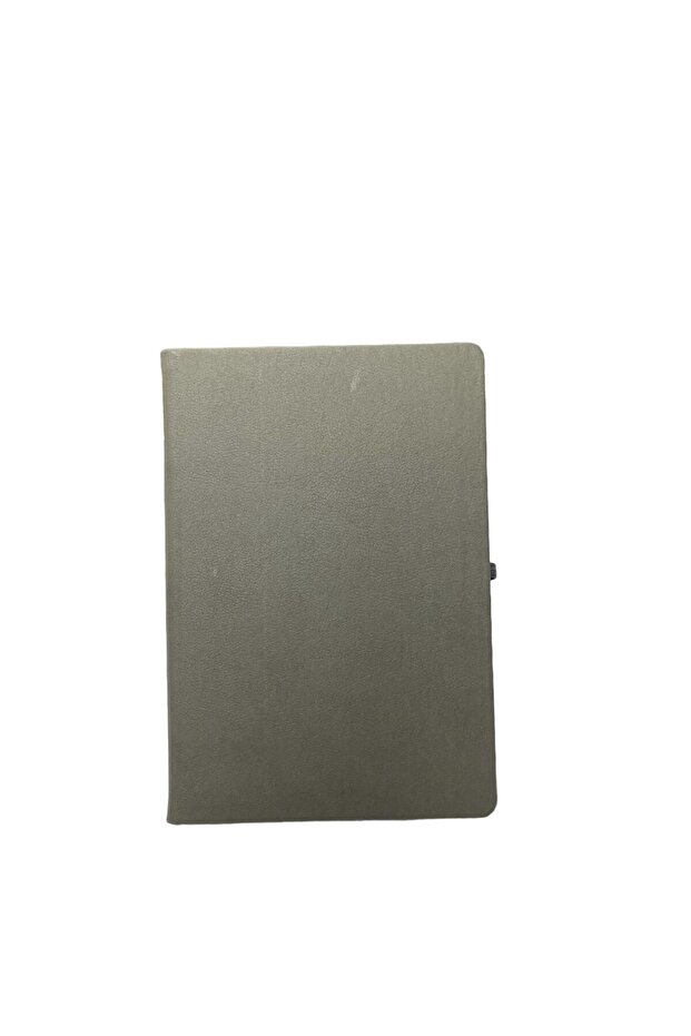دفتر ملاحظات من الجلد الحراري مقاس 15x21 بخطوط ملونة على الحواف ومطاطي، أجندة غير مؤرخة