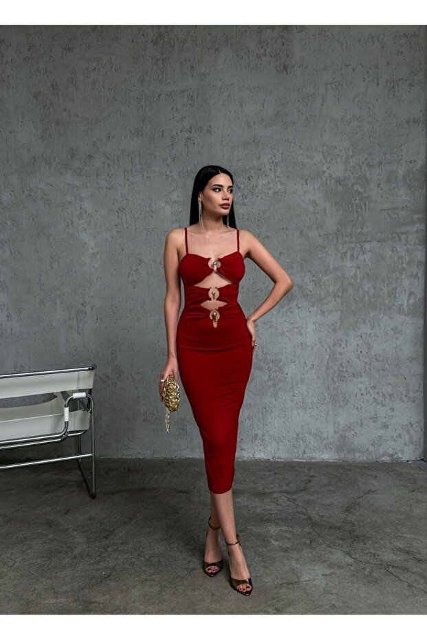 Göğüs Dekolteli Elbise - 2