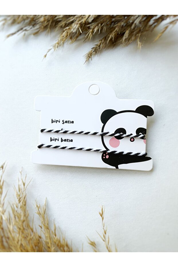 Kawaii Panda Set of 2 Friendship Bracelets