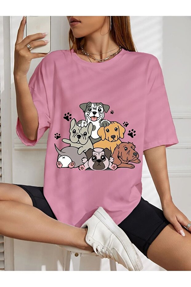 Plus Size Printed Unisex T-Shirt