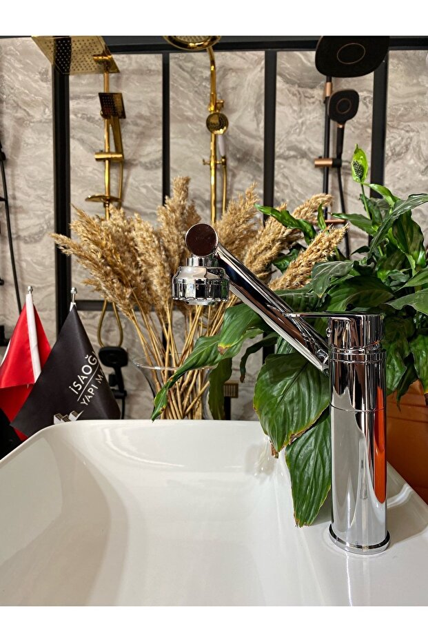 Silver Sink Mixer with Movable Function - 1