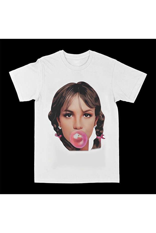 Britney Spears Big Head Bootleg Hiphop Style Oversize Unisex T-Shirt Tshirt Tee
