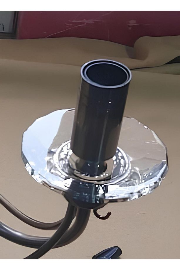 Kontes Avize Modeline Uyumlu Kristal Yuvarlak Tabak - 3
