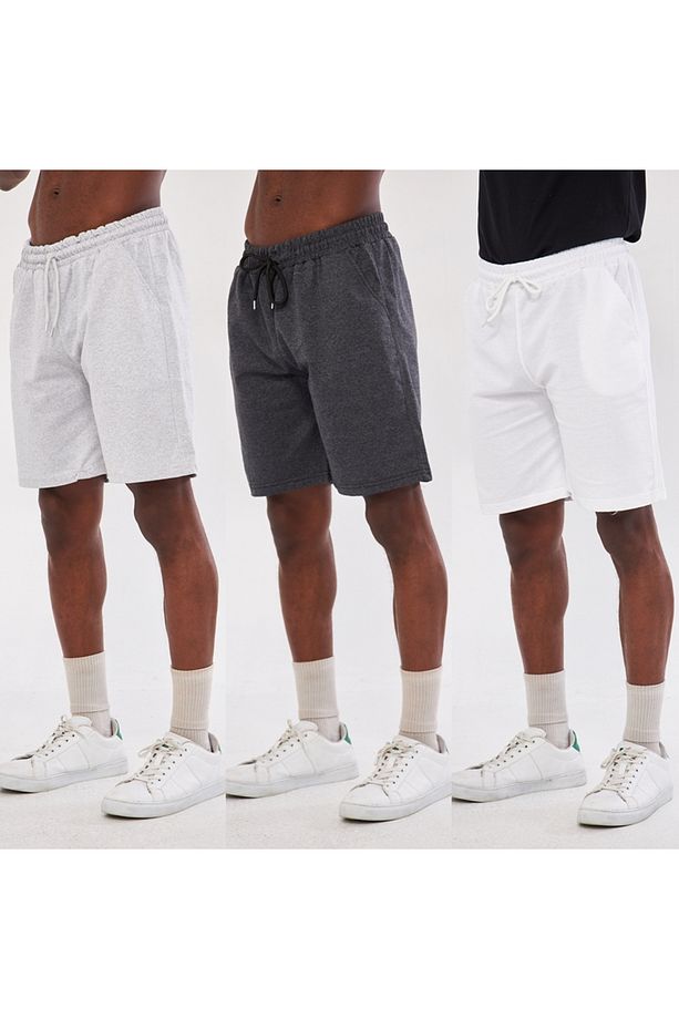 Unisex 3 Lü Şort - 1