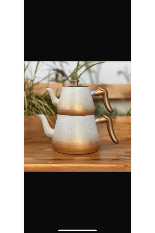Aldora Life Bakalit Kulp Granit Çaydanlık - 1