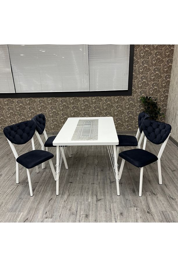 Mutfak Masa Sandalye Takımı Akuamarin 80-120 Ck 4 Kişilik Mutfak Masası Takımı - 6