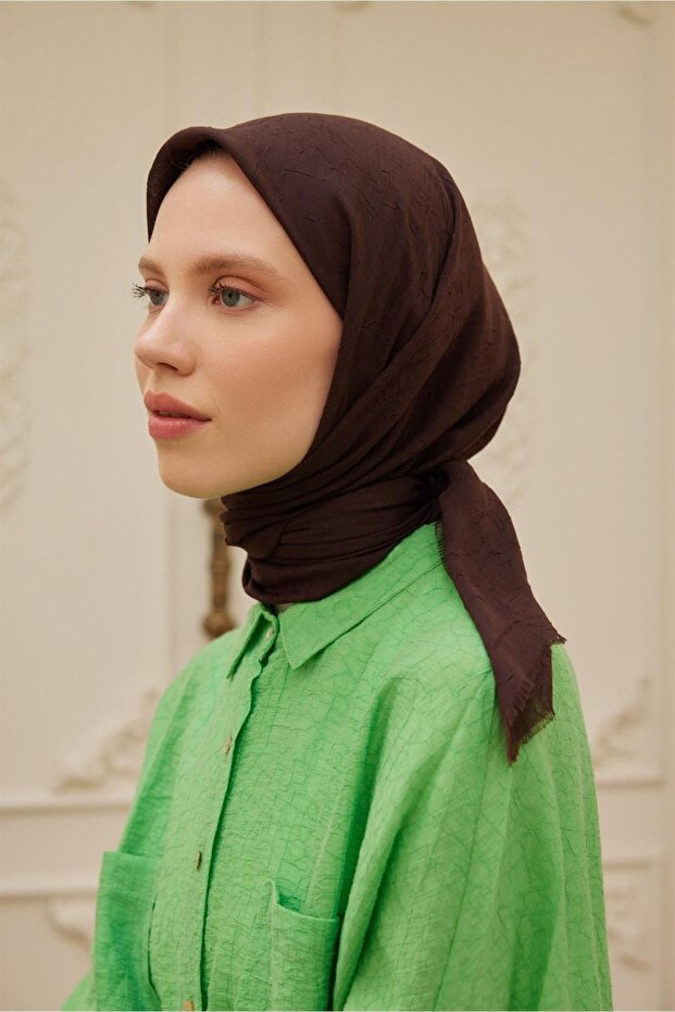 Bambu Eşarp Acı Kahve - 3