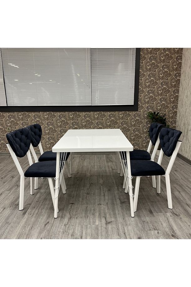 Mutfak Masa Sandalye Takımı Akuamarin 80-120 Ck 4 Kişilik Mutfak Masası Takımı - 3