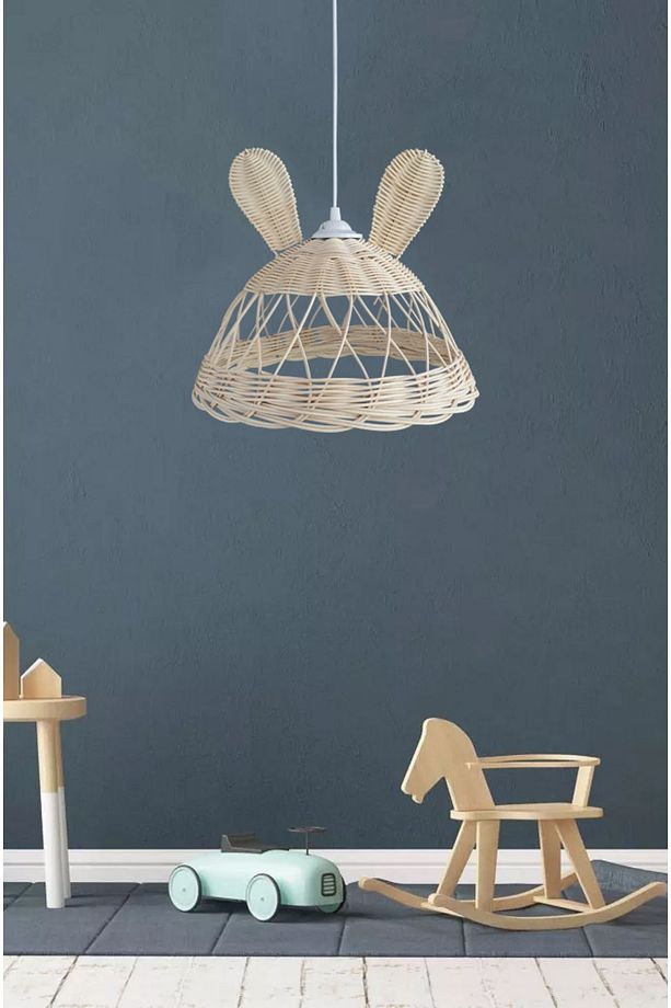 Rattan Avize Bambu Hasır Bol Çocuk Odası Avize - 1
