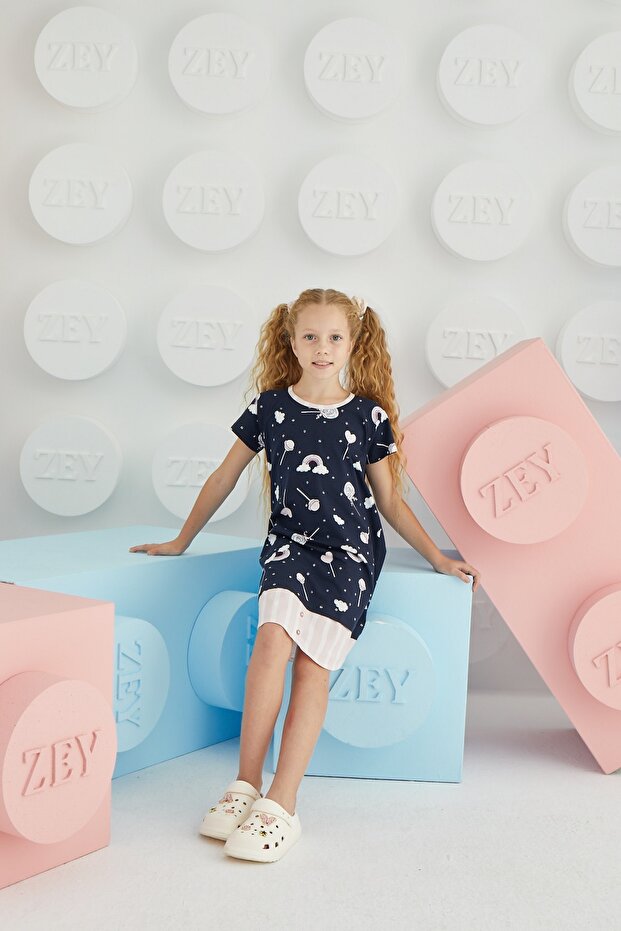 8636 Model tunike za devojčice - 2