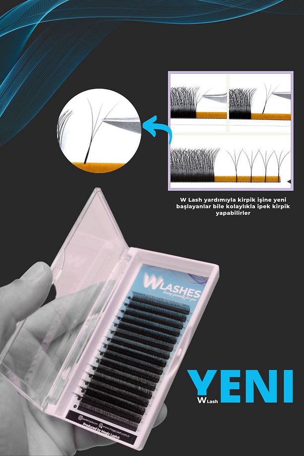 3D Volume W Lash İpek Kirpik Seti - 2