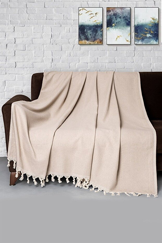 Beige Sofa Cover 170X300 - with Color Options - Quality and Stylish Multi-Purpose Cover